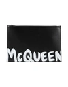 ALEXANDER MCQUEEN ALEXANDER MCQUEEN MAN HANDBAG BLACK SIZE - SOFT LEATHER,45543416UA 1