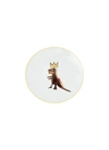 LIGNE BLANCHE JEAN-MICHEL BASQUIAT 'GOLD DRAGON' PORCELAIN PLATE