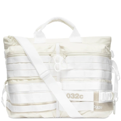 Adidas Consortium Adidas X 032c Duffel Bag In White