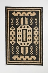 ANTHROPOLOGIE HANDWOVEN CASA JUTE RUG BY ANTHROPOLOGIE IN BLACK SIZE 8 X 10,45215909AA