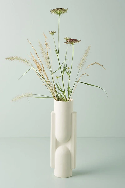 Anthropologie Katerina Vase In White