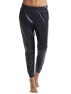 Commando Faux Leather Jogger Black Slg45 Xs In Black