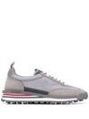 Thom Browne Tech Runner Tessuto Mesh Shoes In Grey