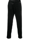 LOW BRAND CROPPED SLIM-FIT CORDUROY TROUSERS