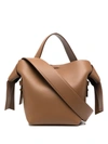 Acne Studios Musubi Mini Shoulder Bag In Brown