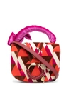 See By Chloé See By Chloe Hana Velvet Tote Bag In Purple