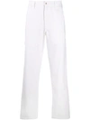 BILLIONAIRE BOYS CLUB HIGH-RISE LOGO-EMBROIDERED TROUSERS