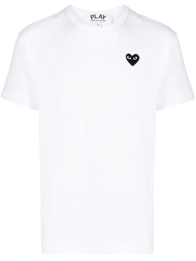Comme Des Garçons Play Comme Des Garcons Play T-shirts And Polos White