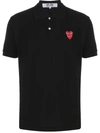 COMME DES GARÇONS PLAY LAYERED LOGO POLO SHIRT