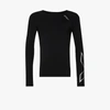 2xu Reflective-detailing Compression Top In Black