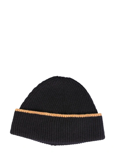 Ymc You Must Create Knitted Hat In Blu