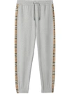 BURBERRY VINTAGE CHECK PANEL TRACK trousers