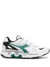 DIADORA PANELLED LACE-UP SNEAKERS