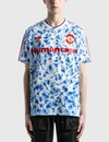 Adidas Originals Adidas X Pharrell Williams Manchester United Human Race Jersey In Blue