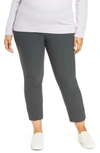 Vince Front Seam Leggings In Dark Grey