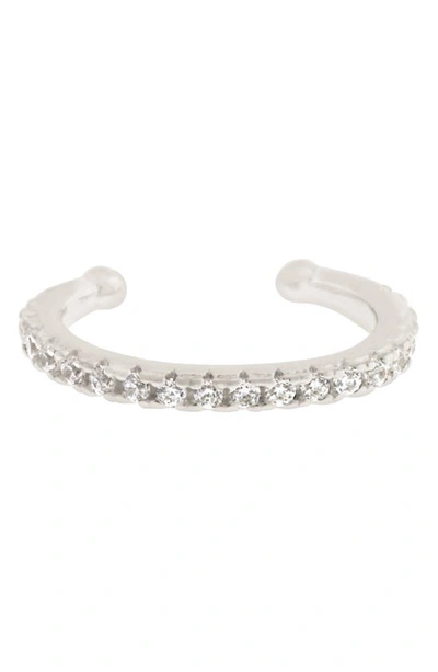 Girls Crew Sparkle Ear Cuff In Silver-tone