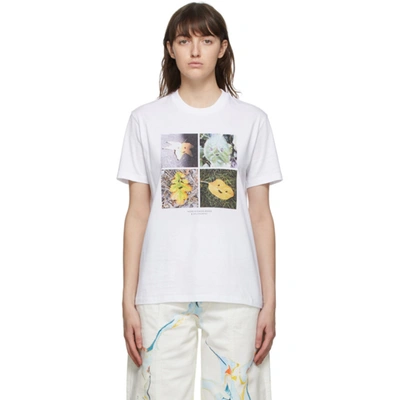 Stella Mccartney Faces In Places Oversize T-shirt In White