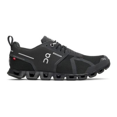 On Cloudventure Waterproof Coated-mesh Trainers In Black/ Graphite