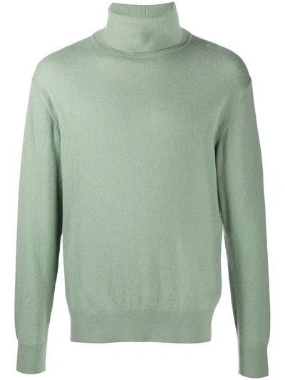 Nanushka Roll-neck Knitted Jumper In Green