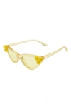 Rad + Refined Rad + Refned Flower Cat Eye Sunglasses In Yellow
