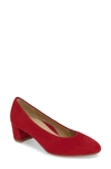 Ara Kendall Pump In Red Suede