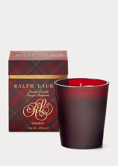 Polo Ralph Lauren Single-wick Holiday Candle In Red Plaid