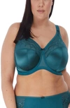 Elomi Cate Full Figure Underwire Lace Cup Bra El4030, Online Only In Teal