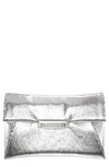 NINA SNAKE EMBOSSED CLUTCH,JAKLYN-J