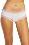 Fleur't Iconic Boyshorts In Peonies/ Rosewood