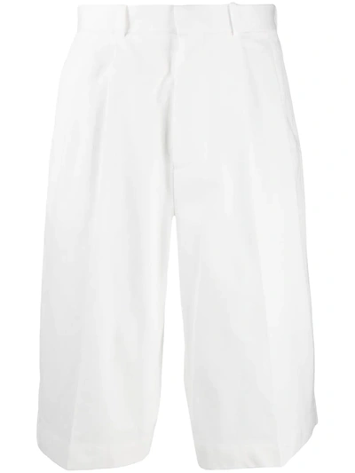 Alexander Mcqueen Sartorial Baggy Shorts In White