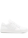 PRADA EMBOSSED LOGO LOW-TOP SNEAKERS