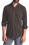 Faherty Knit Seasons Button-up Shirt In Grey