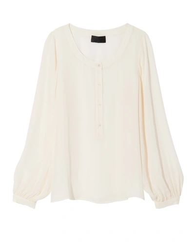 Nili Lotan Kelly Top In Ivory