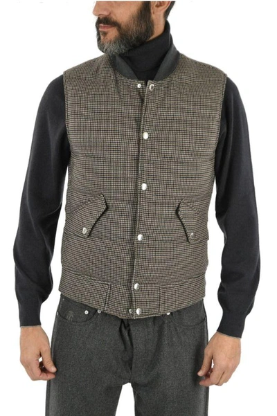 Brunello Cucinelli Men's Multicolor Wool Vest