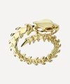Shaun Leane Gold Plated Vermeil Silver Serpent's Trace Wrap Ring In Gold