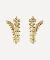 Shaun Leane Serpent Trace Yellow Gold Vermeil Mini Hoop Earrings In Gold