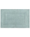 JEAN PIERRE COTTON STONEWASH RACETRACK 21X34 BATH RUG