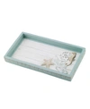 Avanti Farmhouse Shell Textured Resin Bathroom Tray In Multi