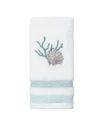 AVANTI COASTAL TERRAZZO EMBROIDERED COTTON FINGERTIP TOWEL, 11" X 18"