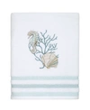 AVANTI COASTAL TERRAZZO EMBROIDERED COTTON BATH TOWEL, 27" X 50"