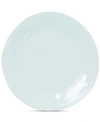 Vietri Lastra Collection European Dinner Plate In Aqua