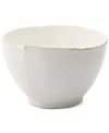 Vietri Lastra Stoneware Deep Serving Bowl In White