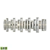 Elk Lighting Crystal Heights 4 Light Vanity In Polished Chrome With Clear Crystal In Chrome