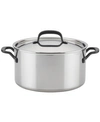 Kitchenaid Polished Stainless Steel 8-qt. Stockpot With Lid In Polished Stainless Steel