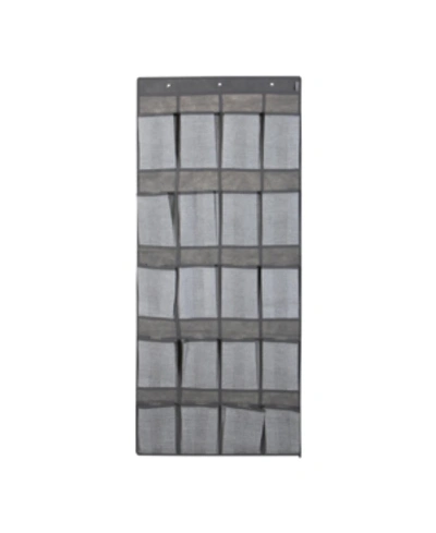 Simplify 20-pocket Shoe Organizer In Gray