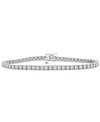 Macy's Diamond Tennis Bracelet (2 Ct. T.w.) In 14k White Gold In White Gold