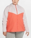 Nike Plus Size Windrunner Hooded Jacket In Multi
