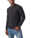 LUCKY BRAND MEN'S WASHED WELTERWEIGHT CREW SWEATER