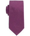 Hugo Boss Boss Men's Silk-jacquard Tie In Dark Pink