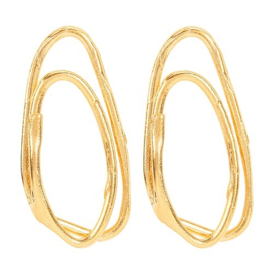 Alighieri The Rhymes Of Love Gold-plated Earrings